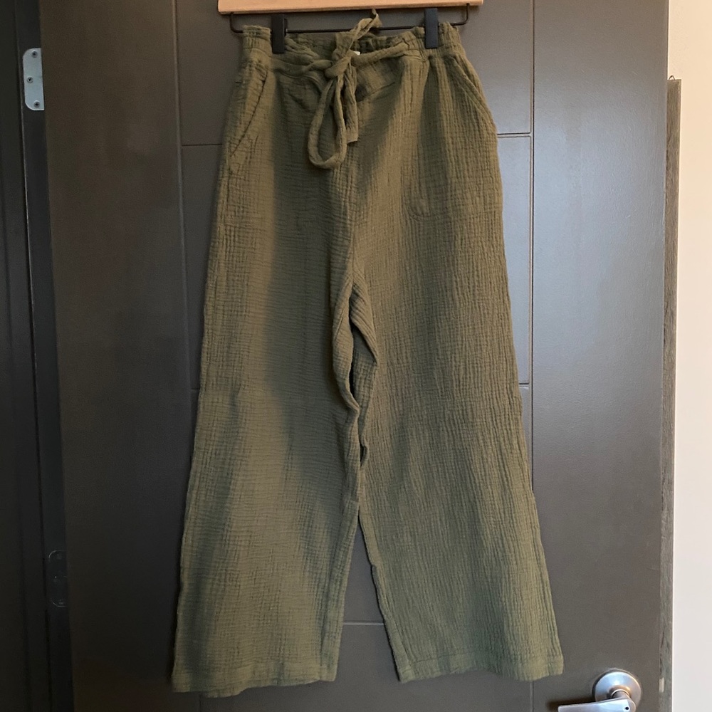 Anthro Green Soft Pants Size Small